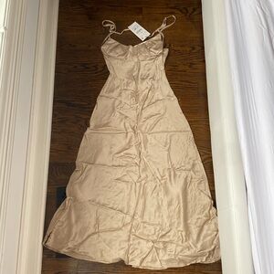 Zara Dress Beige Size M